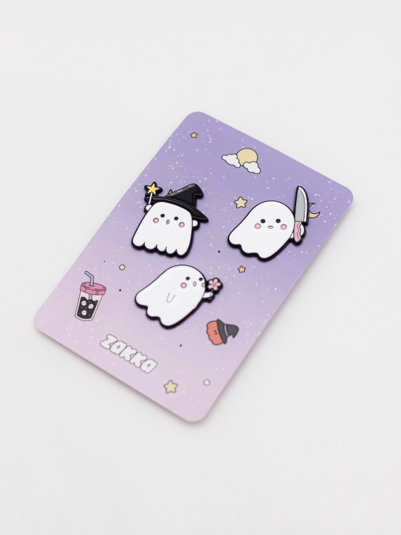 Значки Boo (набор/3 шт.)