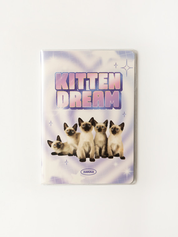 Тетрадь А5 в пластиковой обложке Kitten dream