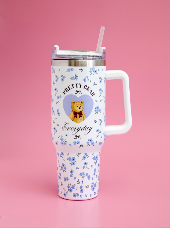 Термокружка вакуумная Pretty bear