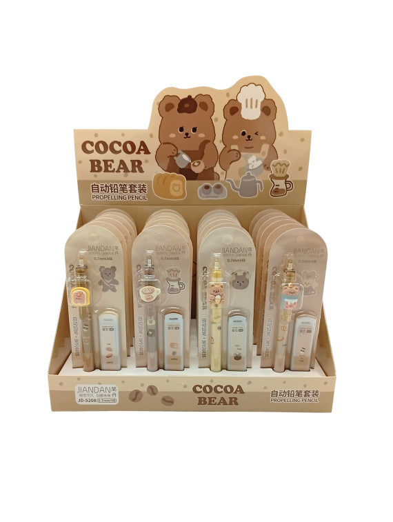 Карандаш автоматический Cocoa Bear со сменным грифелем