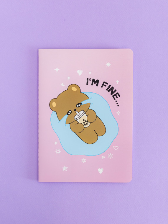 Тетрадь А5 на сшивке I'n fine…