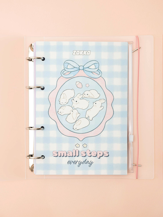 Ежедневник недатированный Small steps в наборе с наклейками