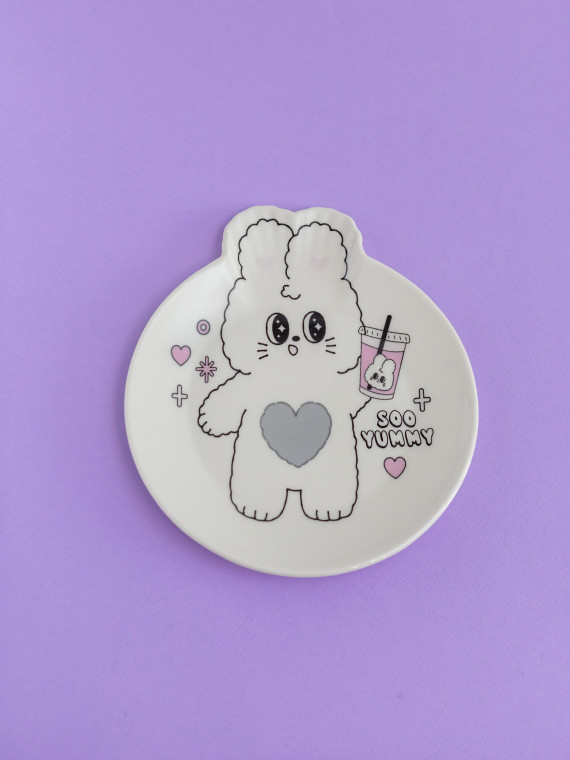 Тарелка керамическая Bunny