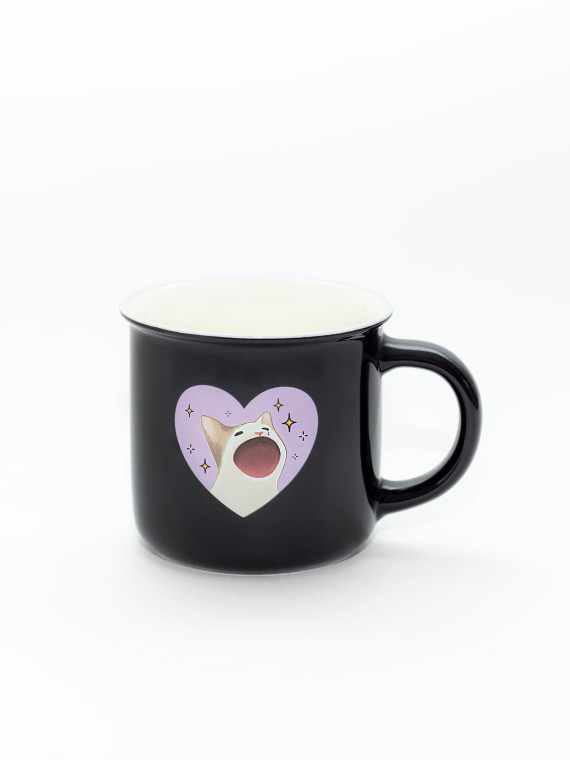 Кружка керамическая Meow