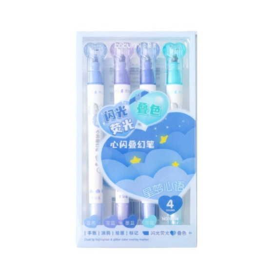 Текстовыделители Berry Bright (набор/ 4шт.)